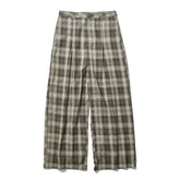 <span style="color: #f50b0b;">Last One</span> INTODUSK / TUCK PLEAT PLAID PANT BEIGE PLAID