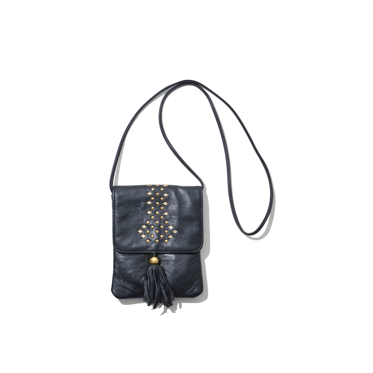 <span style="color: #f50b0b;">Last One</span> INTODUSK / POUCH TASSEL BAG BLACK