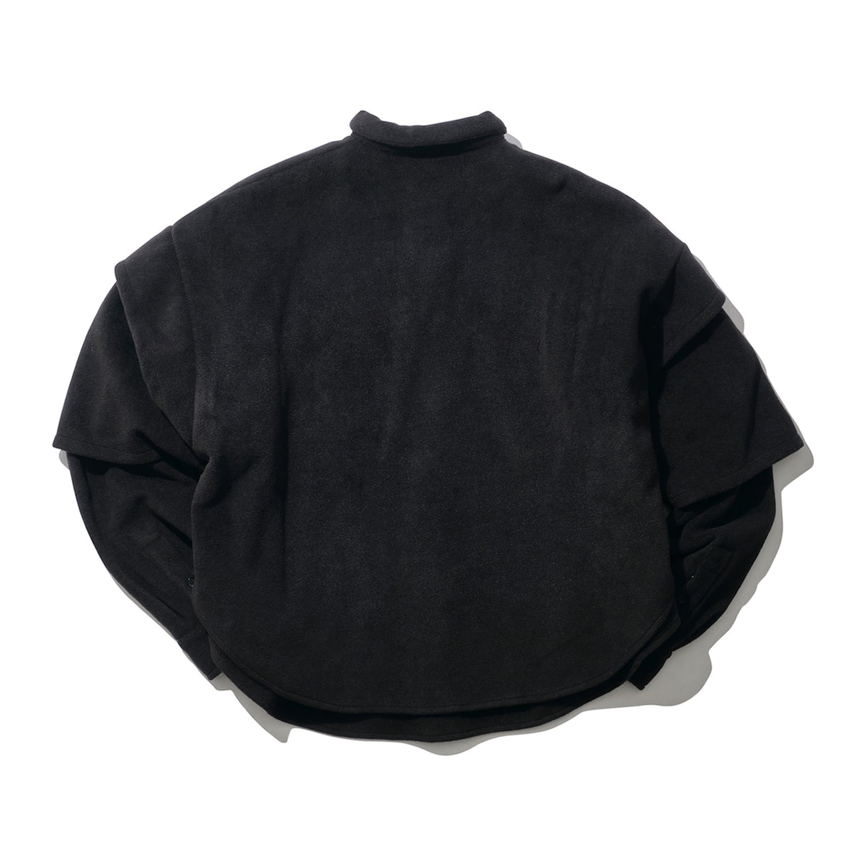 THE MAGUEY / LAYERD SLEEVES SHIRT BLACK