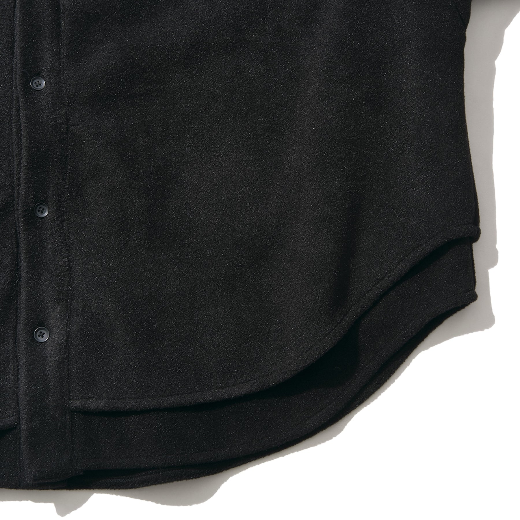 THE MAGUEY / LAYERD SLEEVES SHIRT BLACK