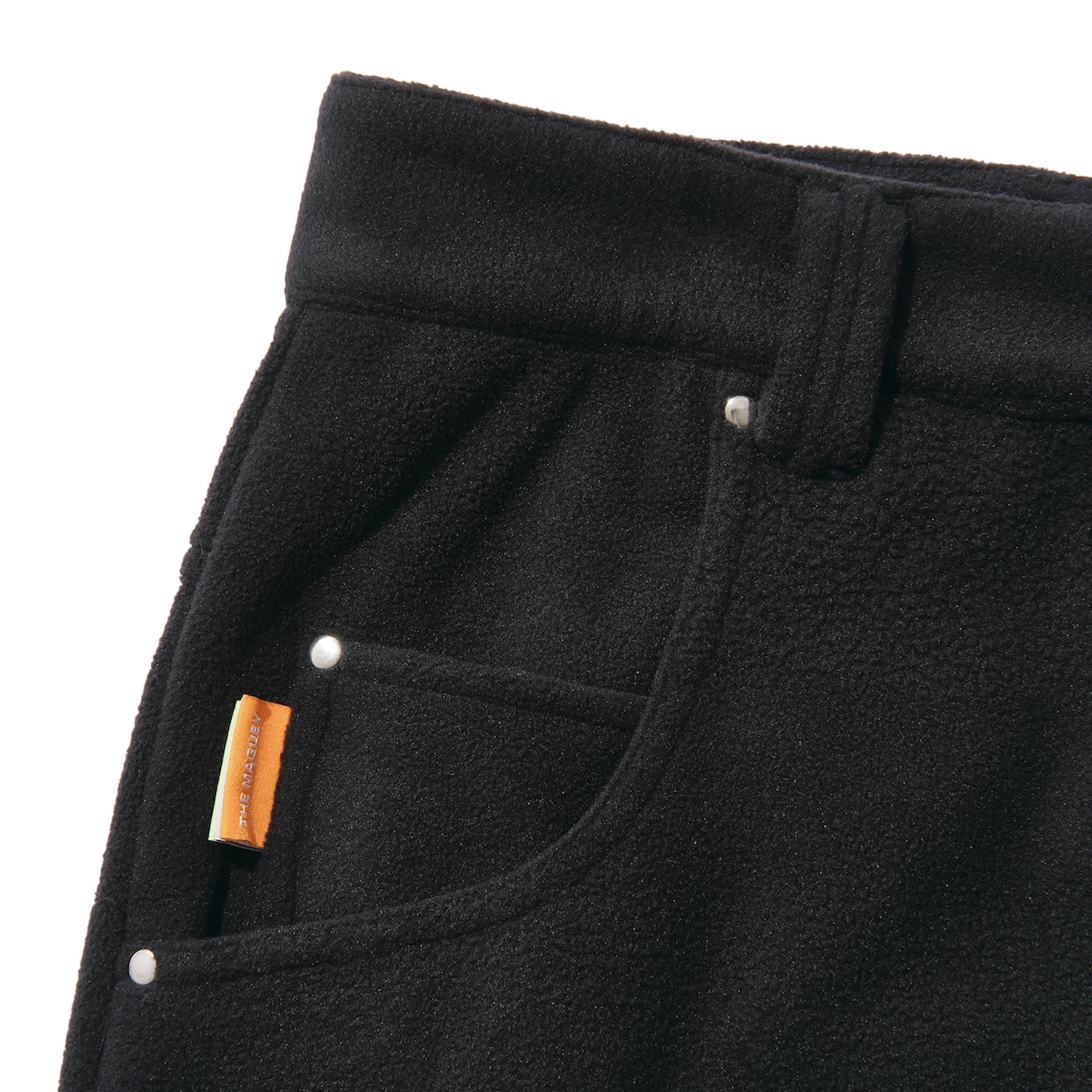 THE MAGUEY / 5POCKET FLEECE PANTS BLACK