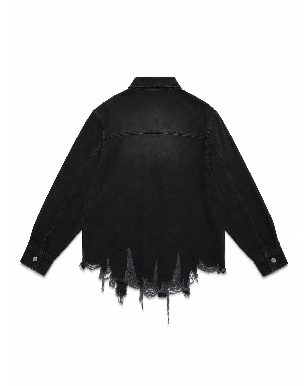 【Pre-Order】1313 SELAH / DANI DISTRESSED DENIM SHIRT WASHED GREY