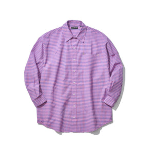 <span style="color: #f50b0b;">Last One</span> INTODUSK / PLAID DAMEGED SHIRT PINK PLAID