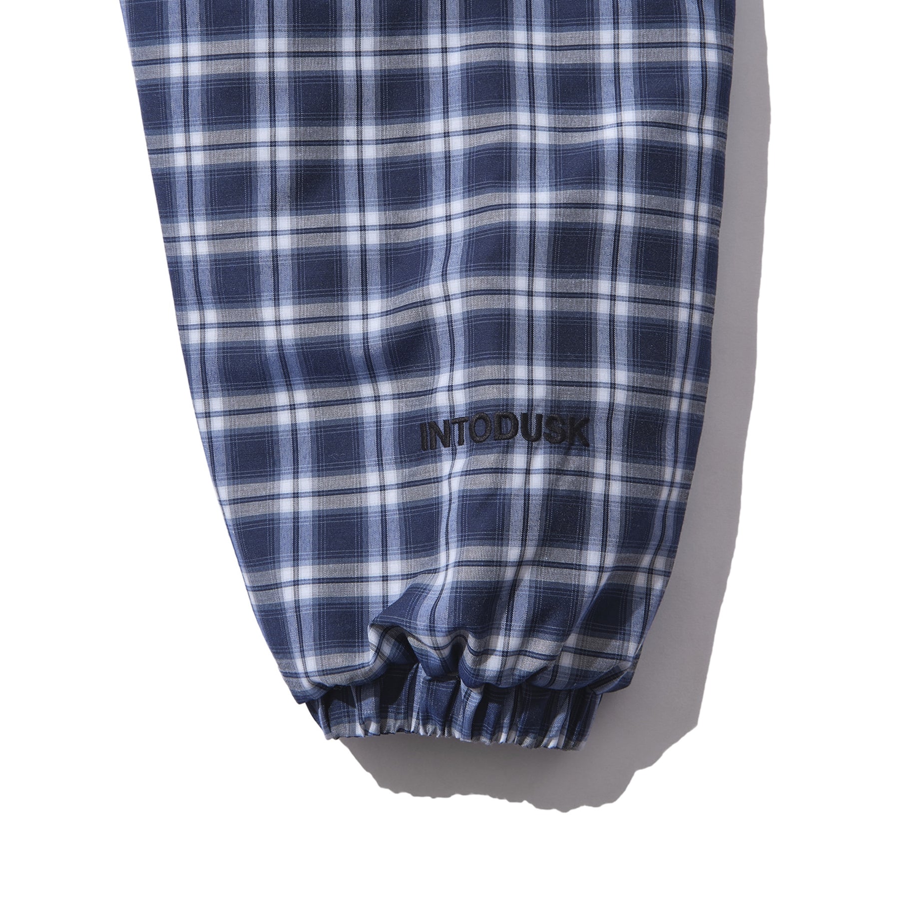 INTODUSK / PLAID PADDED JACKET NAVY PLAID