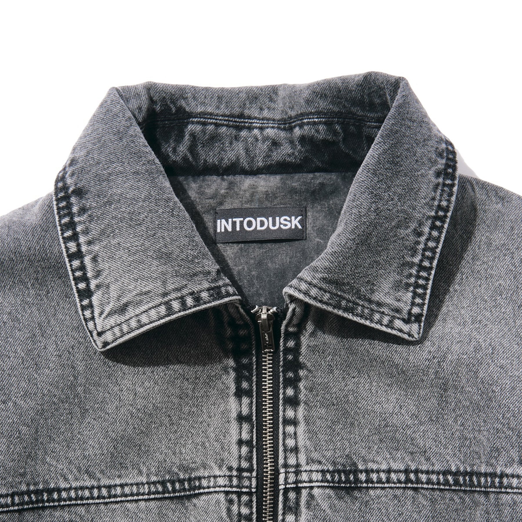 INTODUSK / DENIM BUSINESS JACKET BLACK WASH ORGANIC