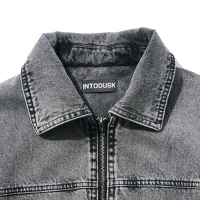 INTODUSK / DENIM BUSINESS JACKET BLACK WASH ORGANIC