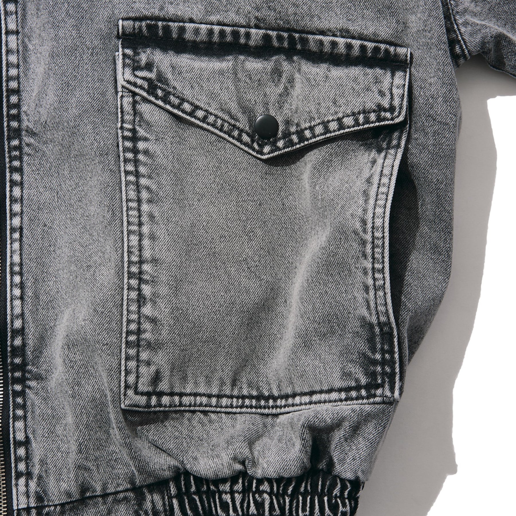 INTODUSK / DENIM BUSINESS JACKET BLACK WASH ORGANIC