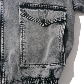 INTODUSK / DENIM BUSINESS JACKET BLACK WASH ORGANIC