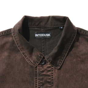 <span style="color: #f50b0b;">Last One</span> INTODUSK / BULL WORK JACKET WASHED BROWN