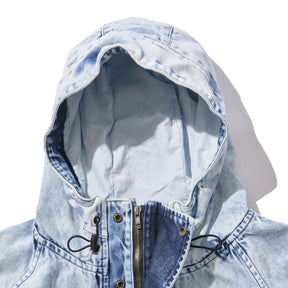 <span style="color: #f50b0b;">Last One</span> INTODUSK / SNOW COAT HARD WASH BLUE DENIM