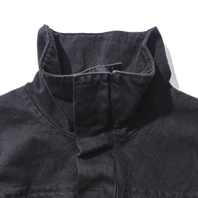 INTODUSK / SKI SLOPE DENIM JACKET BLACK