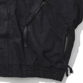 <span style="color: #f50b0b;">Last One</span> INTODUSK / SKI SLOPE DENIM JACKET WASHED MIDNIGHT NAVY ORGANIC