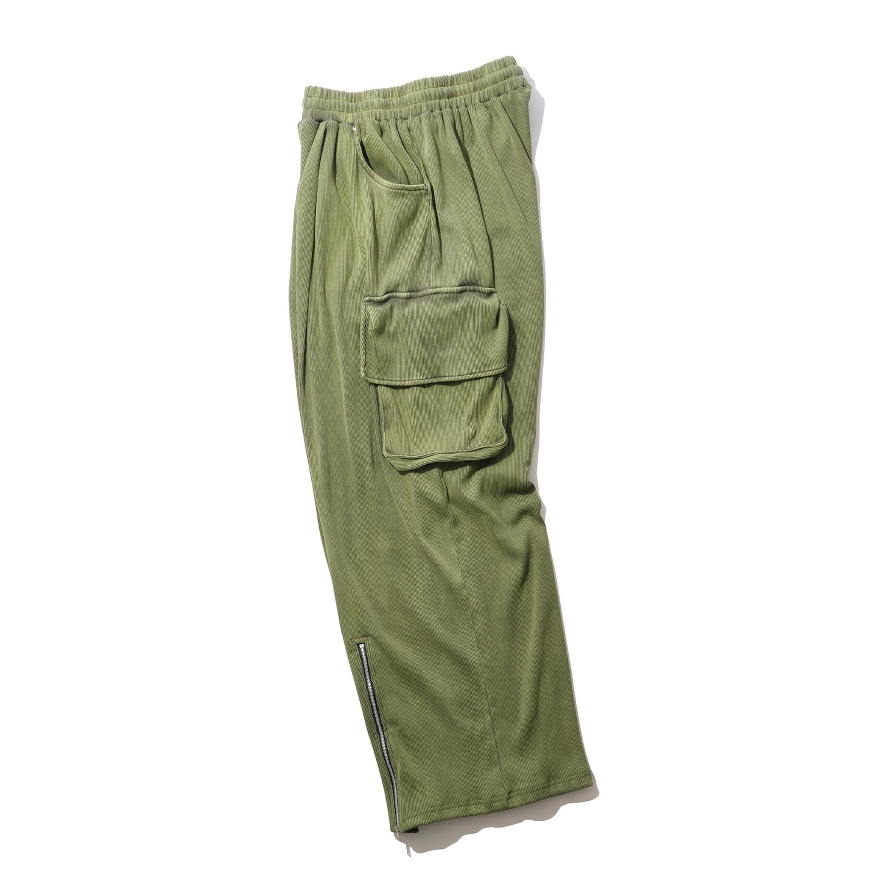 <span style="color: #f50b0b;">Last One</span> INTODUSK / CARGO RIBKNIT PANT OLIVE NIGHT ORGANIC
