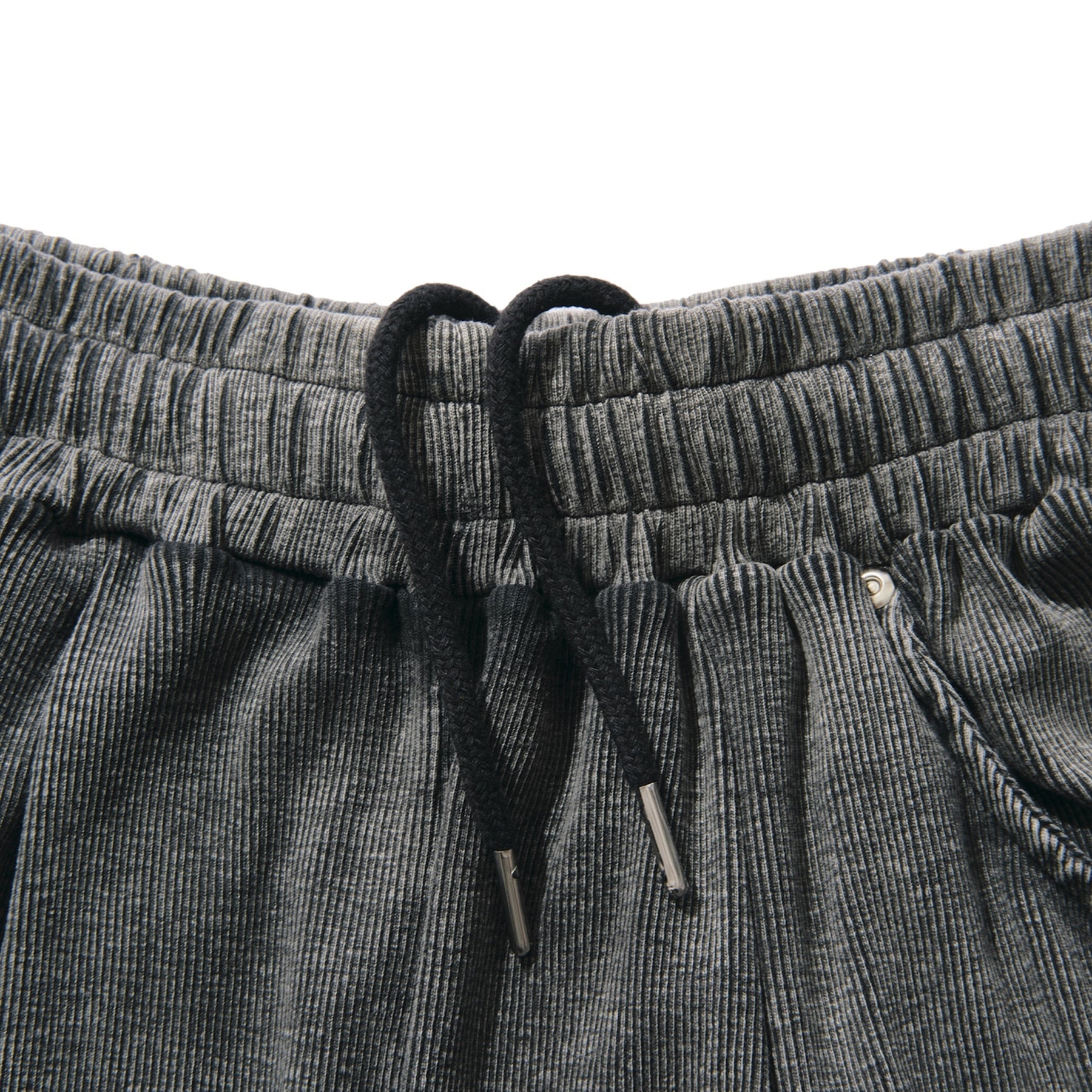 <span style="color: #f50b0b;">Last One</span> INTODUSK / CARGO RIBKNIT PANT WASHED BLACK ORGANIC