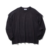 THE MAGUEY / LAYERD SLEEVE T WASHED BLACK