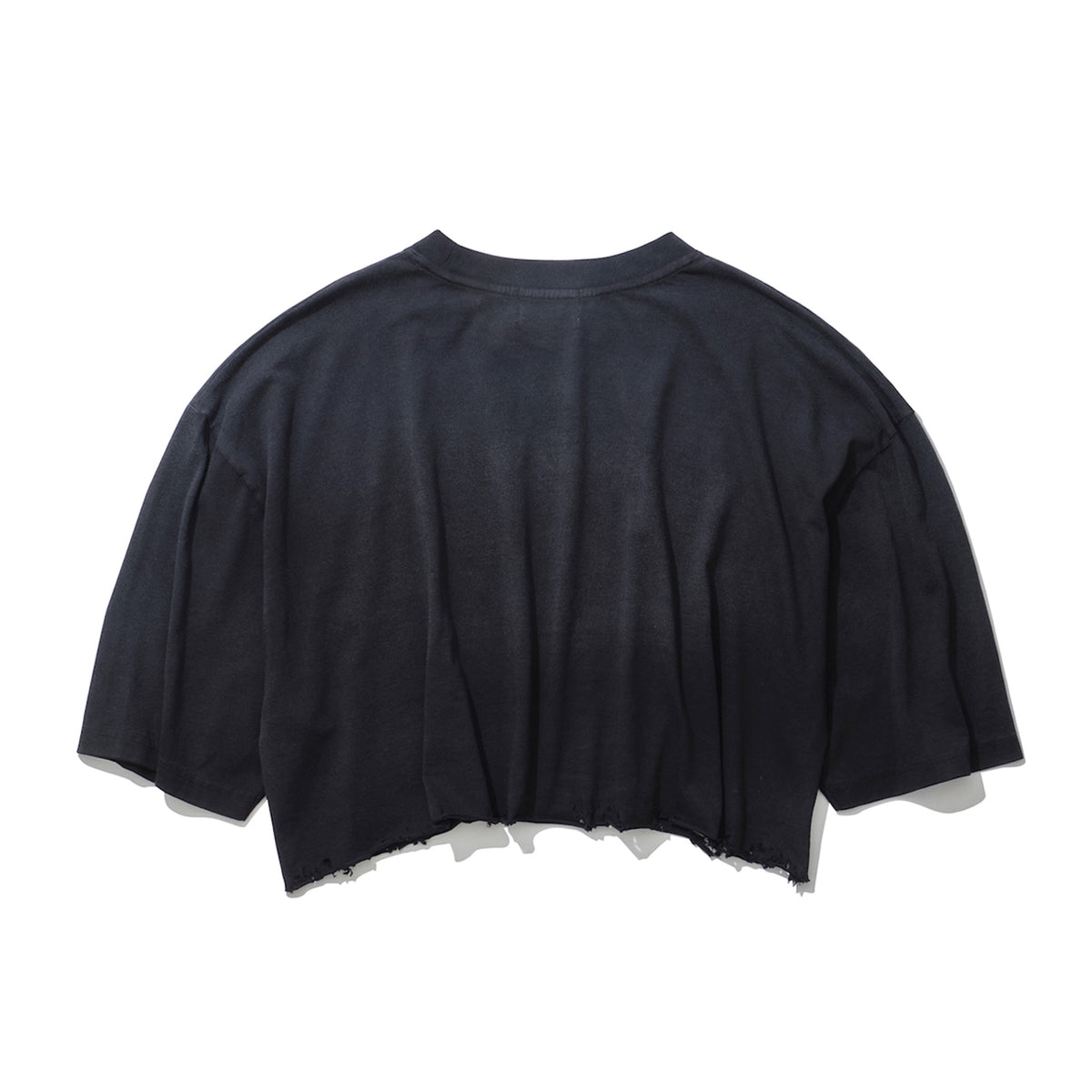 THE MAGUEY / TATTERED SHORT T WASHED BLACK
