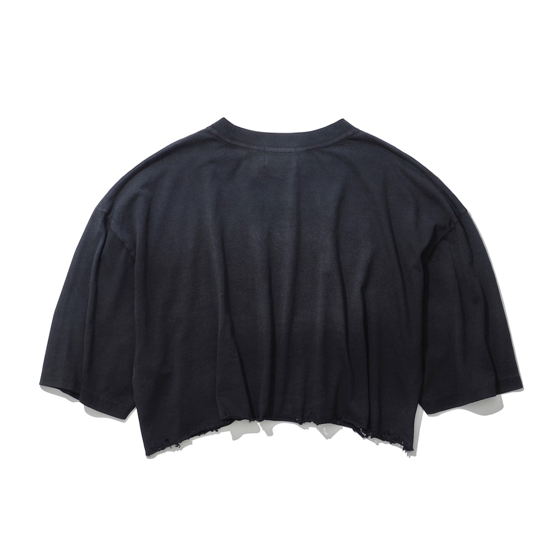 THE MAGUEY / TATTERED SHORT T WASHED BLACK