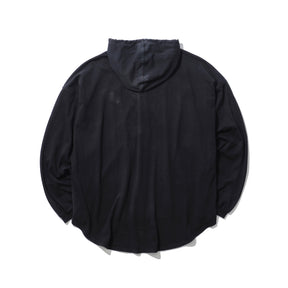 THE MAGUEY / SLOPPY HOODIE WASHED BLACK
