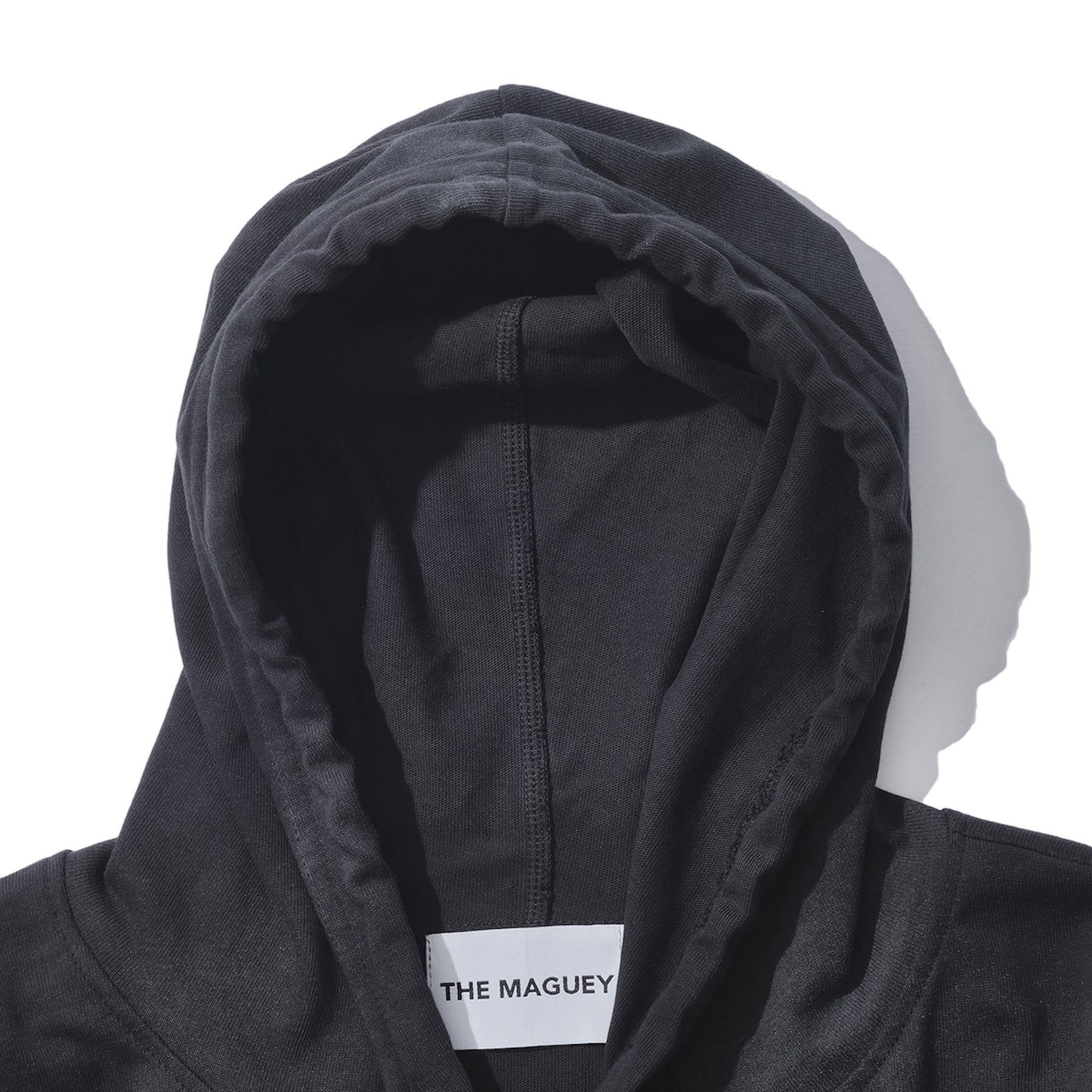 THE MAGUEY / SLOPPY HOODIE WASHED BLACK