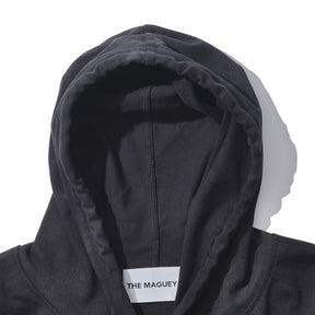THE MAGUEY / SLOPPY HOODIE WASHED BLACK