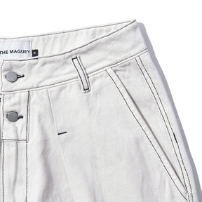 THE MAGUEY / DRILL CHANGE PANTS OFF WHITE