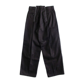 WHATEVERWORKS / DOUBLE KNEE PK PANTS BLACK