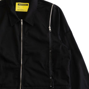 WHATEVERWORKS / SPLIT JACKET BLACK