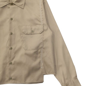 WHATEVERWORKS / SPLIT LS SHIRT KHAKI