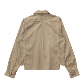 WHATEVERWORKS / SPLIT LS SHIRT KHAKI