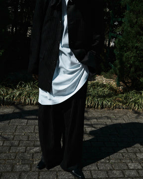 1313 SELAH / MYKLO SUIT PANT BLACK “TONAL PINSTRIPE”
