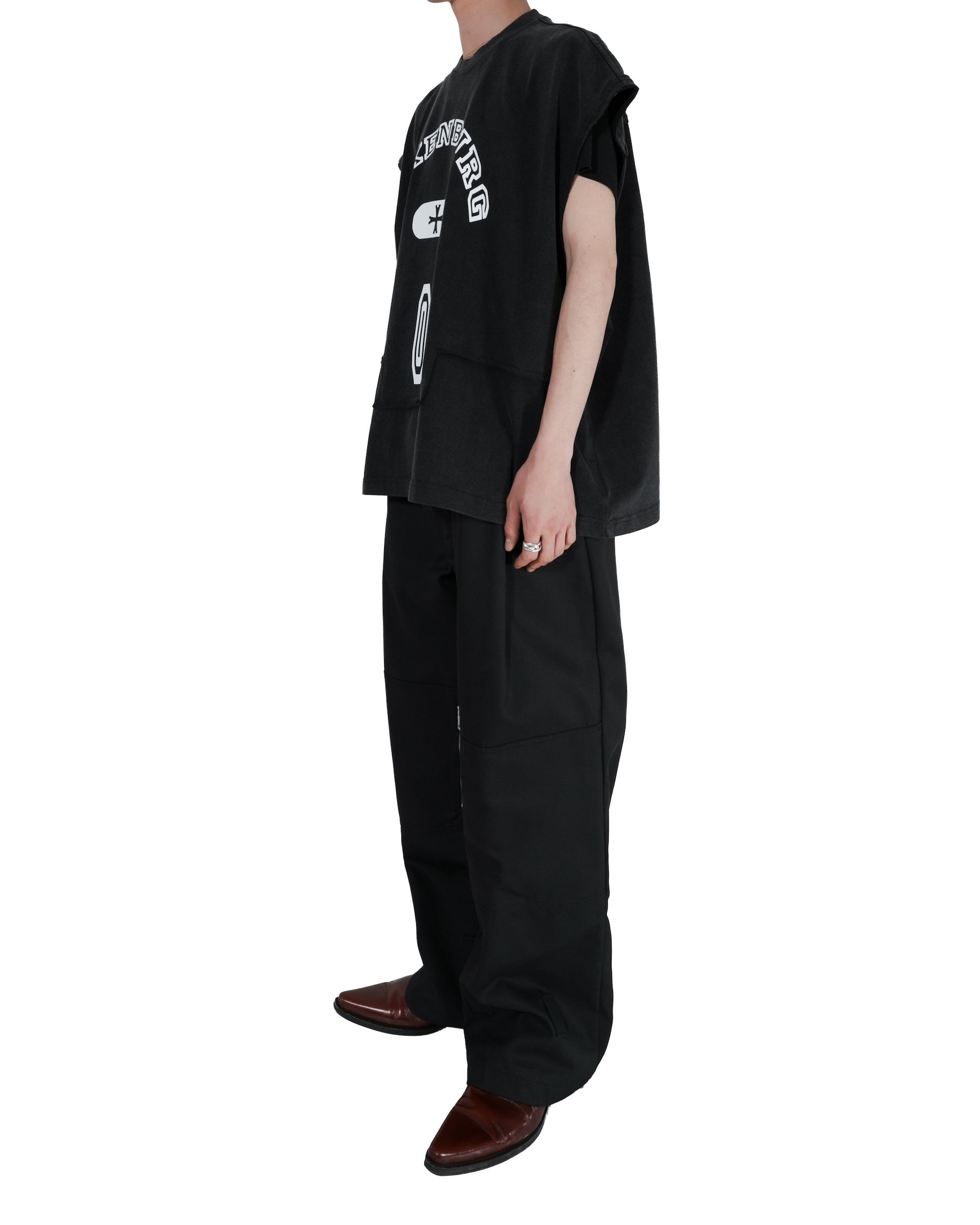 LUXENBURG / CASTLE TANK - VARSITY AGED BLACK