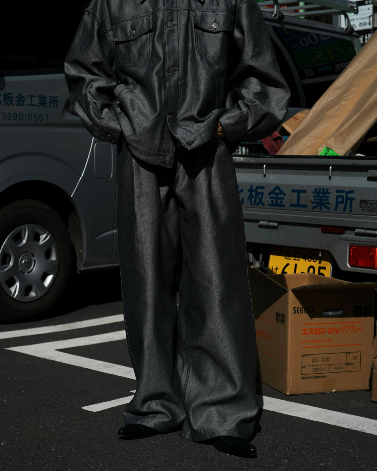 <span style="color: #f50b0b;">Last One</span> 1313 SELAH / SANTIAGO DENIM JACKET SILVER