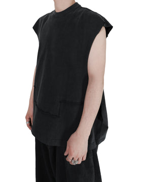 LUXENBURG / SHREDDED CASTLE TANK CHARCOAL