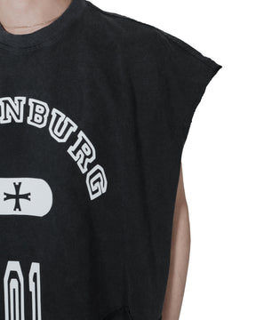 LUXENBURG / CASTLE TANK - VARSITY AGED BLACK