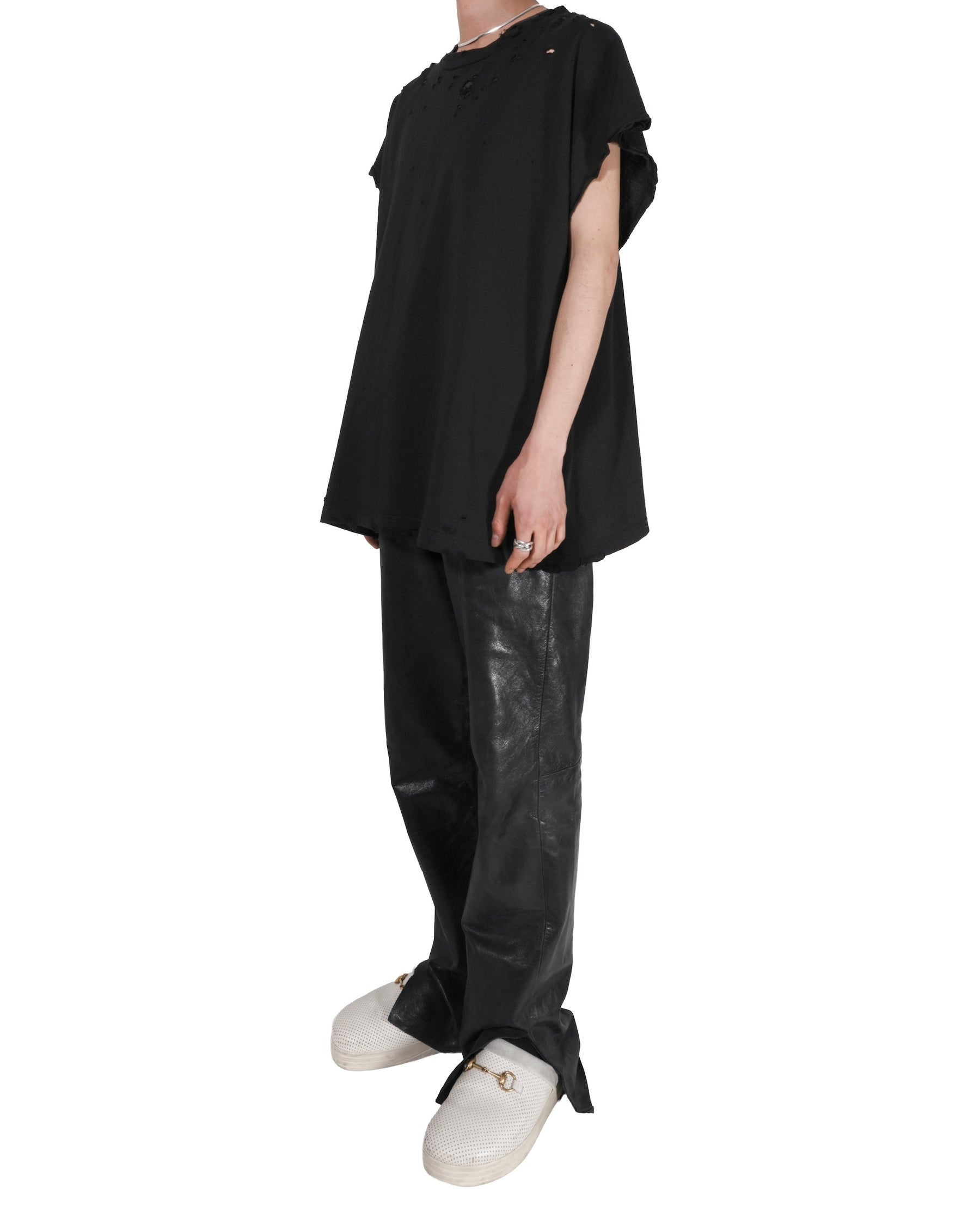 【EXCLUSIVE】TEPPEI FURUYAMA / NO SLEEVE T-SHIRT BLACK