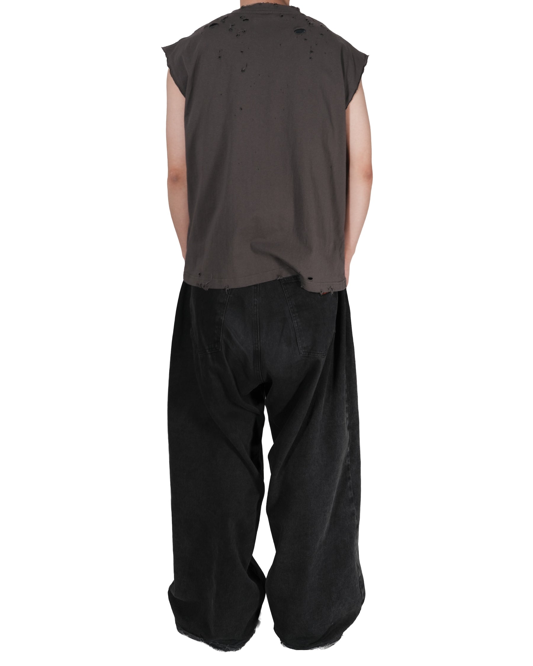 【EXCLUSIVE】TEPPEI FURUYAMA / NO SLEEVE T-SHIRT GRAY