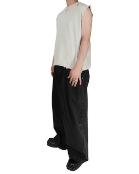 【EXCLUSIVE】TEPPEI FURUYAMA / NO SLEEVE T-SHIRT L.GREEN