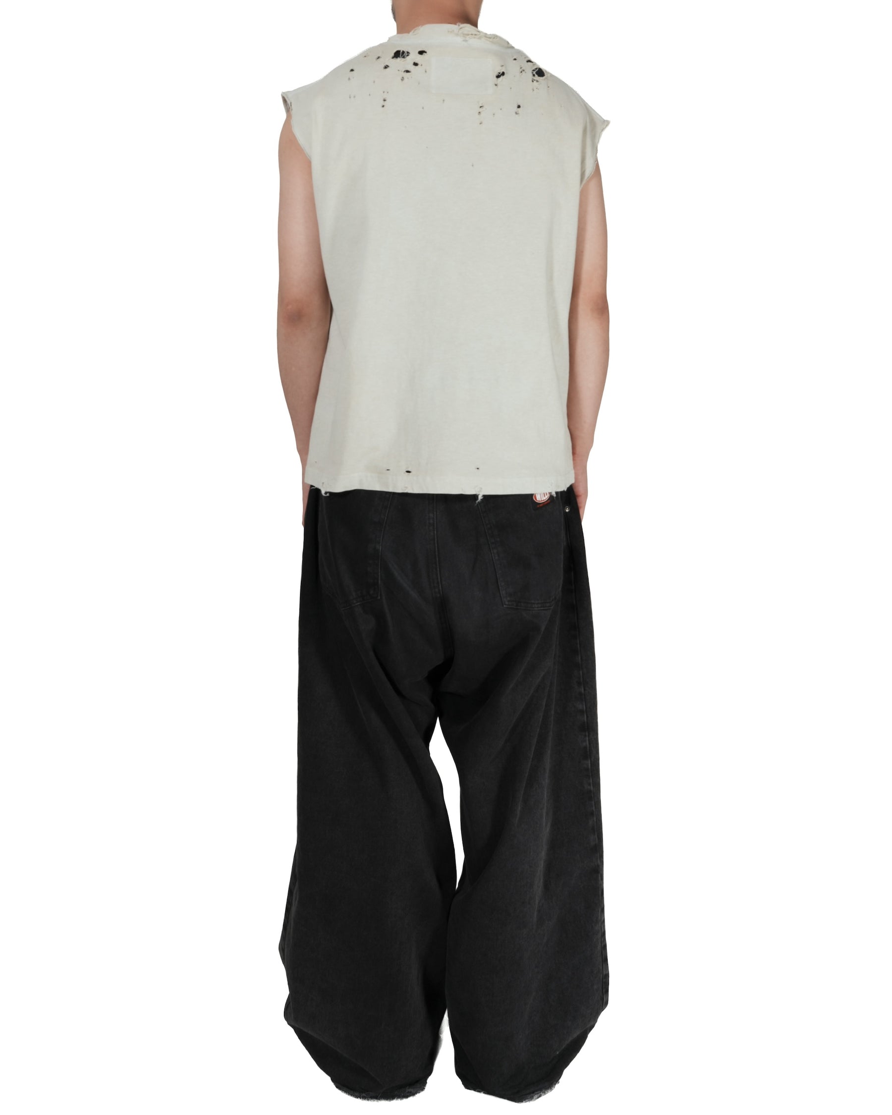 【EXCLUSIVE】TEPPEI FURUYAMA / NO SLEEVE T-SHIRT L.GREEN