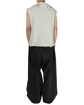 【EXCLUSIVE】TEPPEI FURUYAMA / NO SLEEVE T-SHIRT L.GREEN