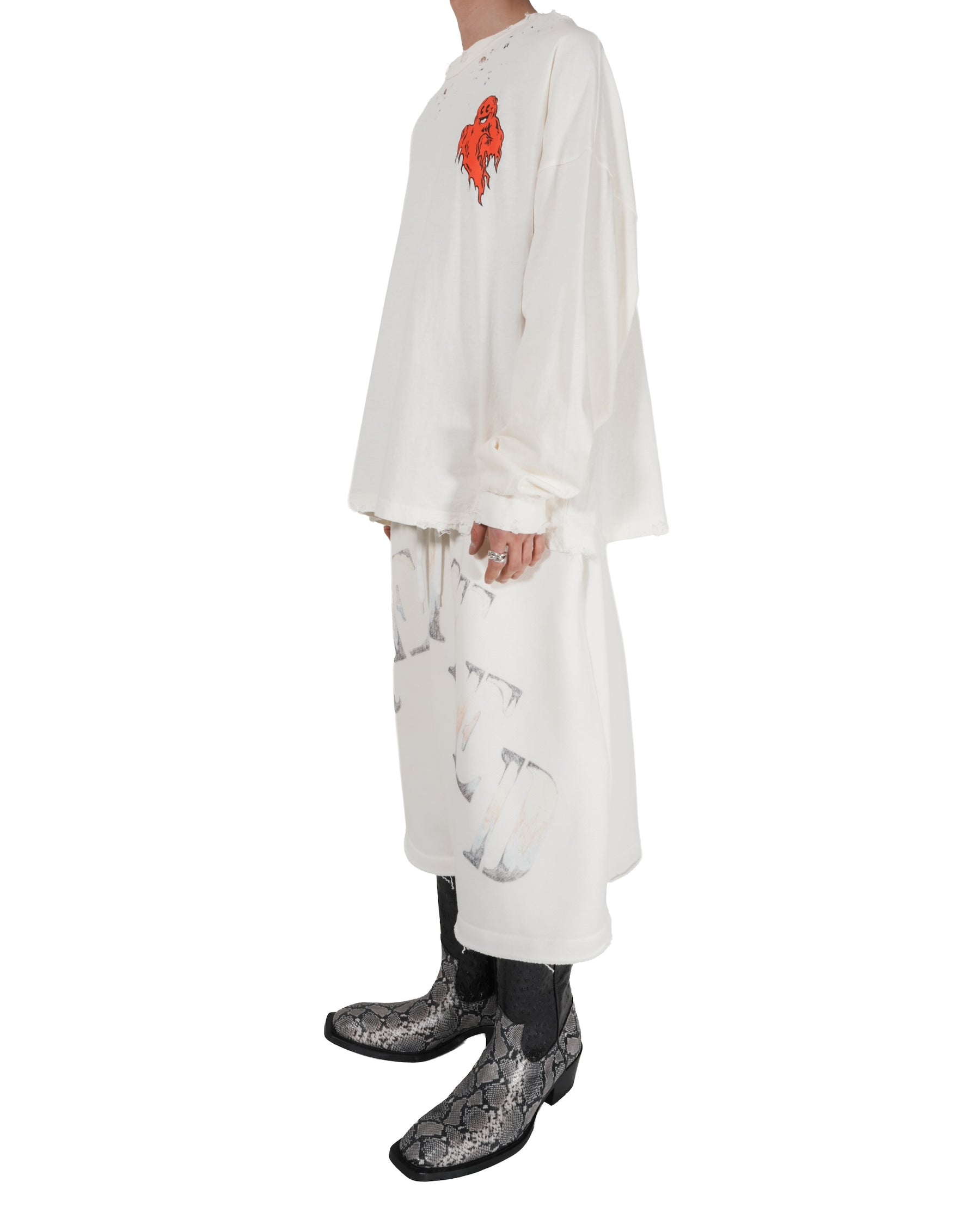 TEPPEI FURUYAMA / GHOST LS T SHIRT BEIGE