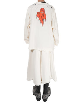 TEPPEI FURUYAMA / GHOST LS T SHIRT BEIGE