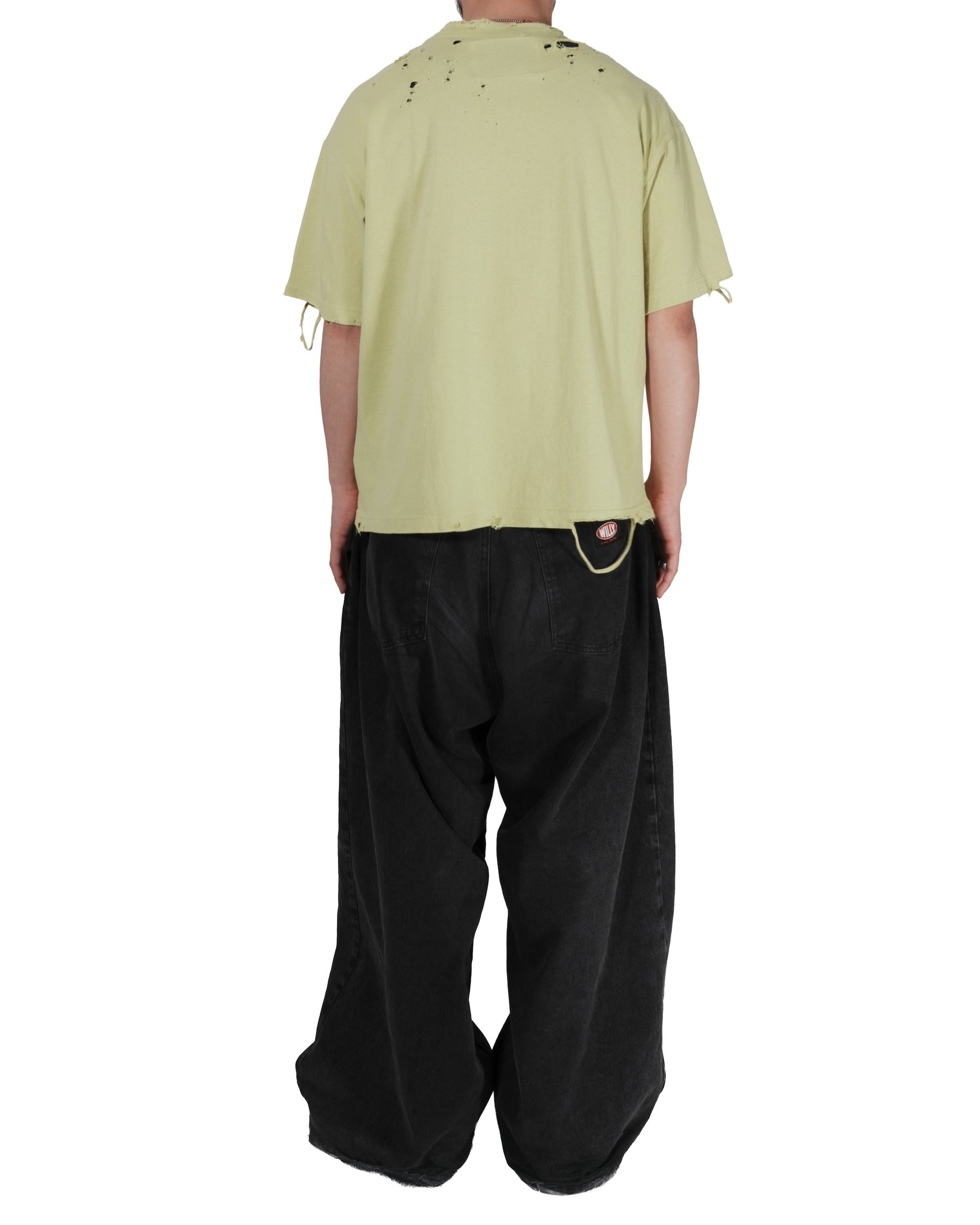 TEPPEI FURUYAMA / CRASH HALF SLEEVE T-SHIRT YELLOW