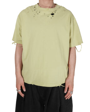TEPPEI FURUYAMA / CRASH HALF SLEEVE T-SHIRT YELLOW