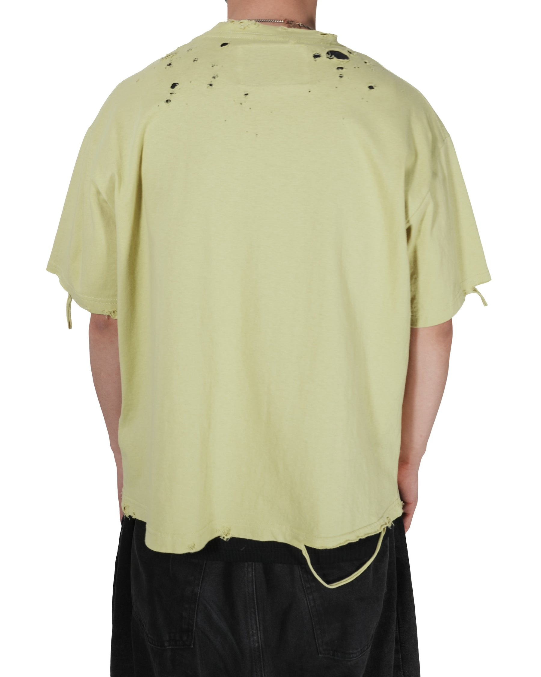 TEPPEI FURUYAMA / CRASH HALF SLEEVE T-SHIRT YELLOW