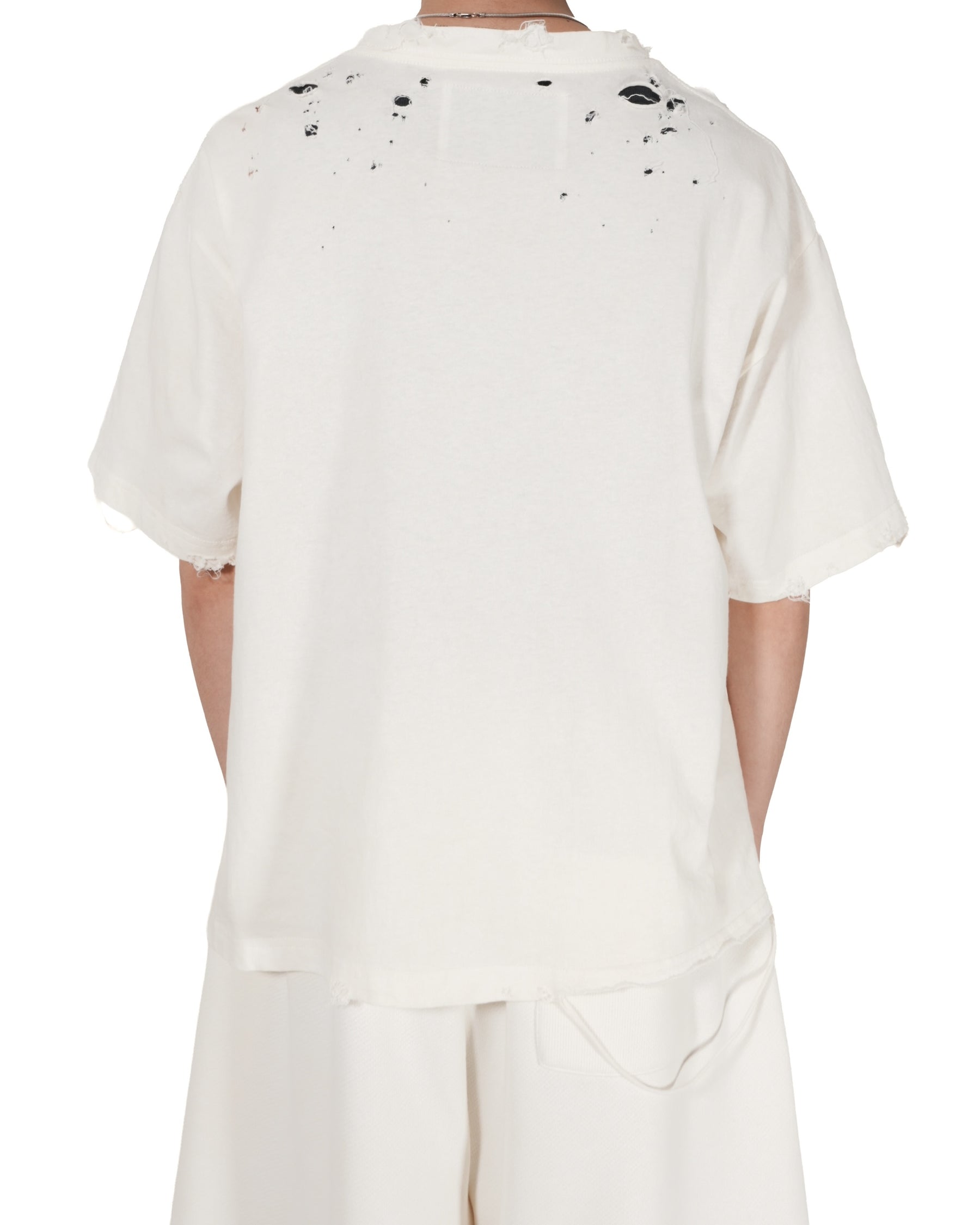 TEPPEI FURUYAMA / CRASH HALF SLEEVE T-SHIRT BEIGE