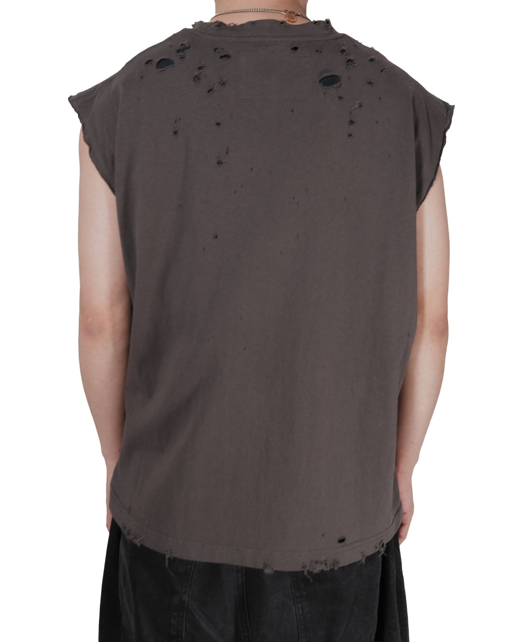 【EXCLUSIVE】TEPPEI FURUYAMA / NO SLEEVE T-SHIRT GRAY