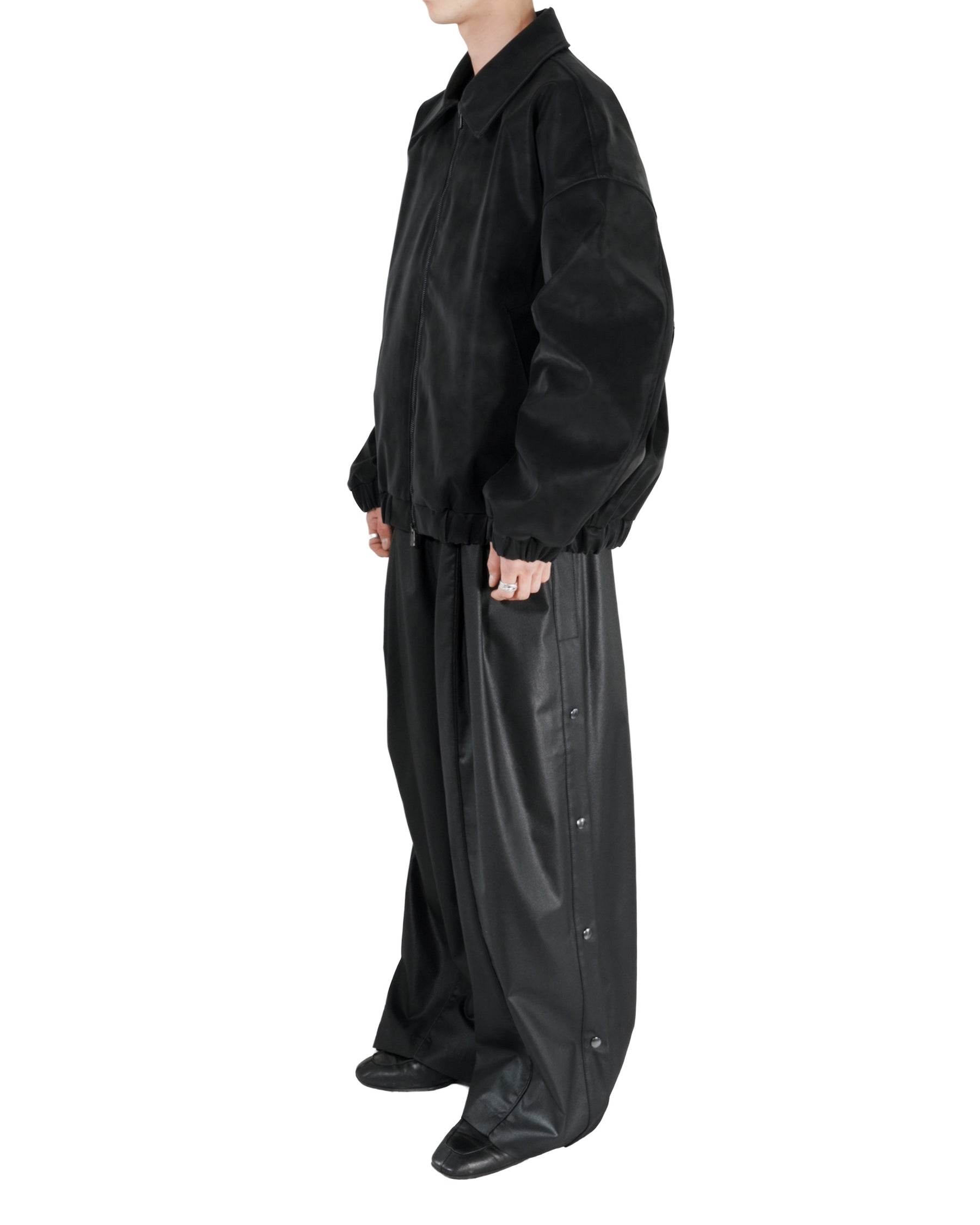 <span style="color: #f50b0b;">Last One</span> 1313 SELAH / VALPO “ECO LEATHER” JACKET BLACK