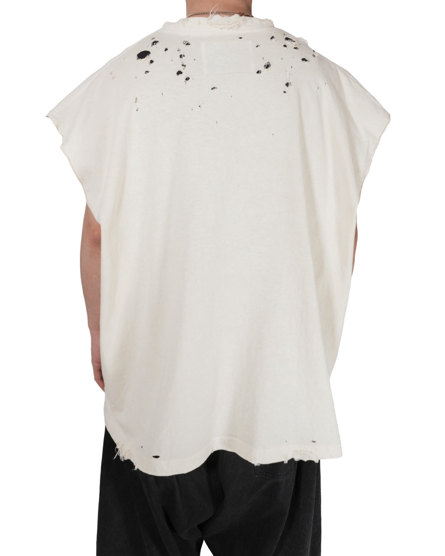 【EXCLUSIVE】TEPPEI FURUYAMA / NO SLEEVE T-SHIRT BEIGE