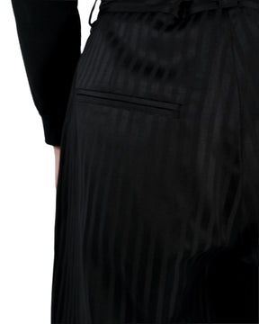 <span style="color: #f50b0b;">Last One</span> 1313 SELAH / MYKLO SUIT PANT BLACK “TONAL PINSTRIPE”