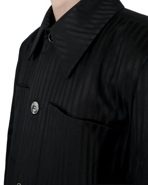 1313 SELAH / DERI TAILORED JACKET BLACK “TONAL PINSTRIPE”